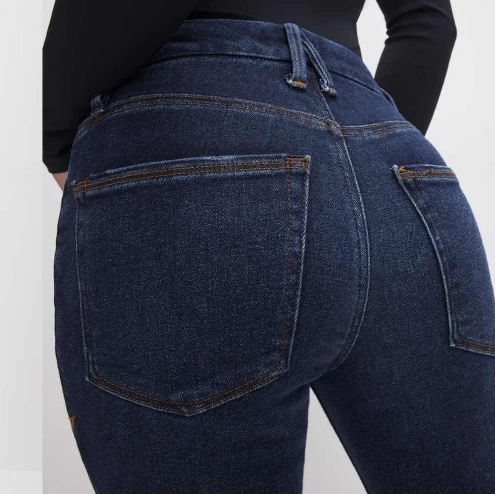 Good American Deep Indigo Good Petite Skinny Jeans Plus 20 Petite